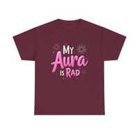 Load image into Gallery viewer, My Aura Is Rad T-Shirt — Cute Pink Spiritual Graphic Tee for Women &amp; Teens