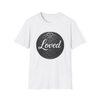 Load image into Gallery viewer, Loved Flower of Life T-Shirt for Everyday Wear, Perfect for Gifts, Casual Style, Unisex Apparel, Birthday and Celebration Tee