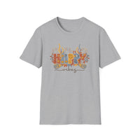 Load image into Gallery viewer, Happy Vibes Unisex Softstyle T-Shirt, Positive Energy Tee, Gift for Friends, Casual Wear, Everyday Comfort, Celebration Top