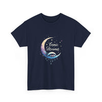 Load image into Gallery viewer, Cosmic Dreamer T-Shirt — Moon &amp; Third Eye Graphic Tee