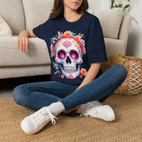 Load image into Gallery viewer, Day of the Dead Raccoon Design - Sugar Skull - Dios De Muertos