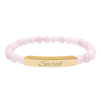 Load image into Gallery viewer, Sacred - Stone Bar Bracelet - Spiritual Stretch Bracelet