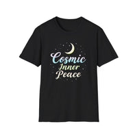 Load image into Gallery viewer, Cosmic Inner Peace  - Moon &amp; Stars Spiritual Graphic Tee