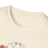 Load image into Gallery viewer, Mindful Lotus T-Shirt | 'Breathe &amp; Let Go' Design, Relaxation Gift, Yoga Shirt, Meditation Tee, Inspirational Activewear