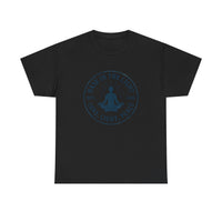 Load image into Gallery viewer, Bask in the Light Unisex Heavy Cotton Tee, Peaceful Meditation Tee, Spiritual Gift, Mindfulness Apparel, Relaxing Yoga Shirt, Zen Fashion