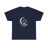 Load image into Gallery viewer, Cosmic Dreamer T-Shirt — Moon &amp; Third Eye Graphic Tee