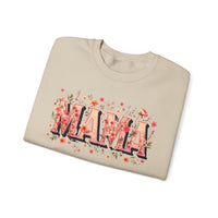 Load image into Gallery viewer, Mama Floral Crewneck Sweatshirt  Mother’s Day Cozy Pullover