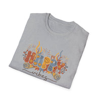 Load image into Gallery viewer, Happy Vibes Unisex Softstyle T-Shirt, Positive Energy Tee, Gift for Friends, Casual Wear, Everyday Comfort, Celebration Top