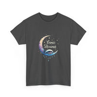 Load image into Gallery viewer, Cosmic Dreamer T-Shirt — Moon &amp; Third Eye Graphic Tee