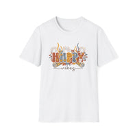 Load image into Gallery viewer, Happy Vibes Unisex Softstyle T-Shirt, Positive Energy Tee, Gift for Friends, Casual Wear, Everyday Comfort, Celebration Top