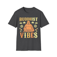 Load image into Gallery viewer, Buddhist Vibes T-Shirt, Unisex Wellness Tee, Relaxed Fit Meditation Shirt, Spiritual Gift, Yoga Apparel