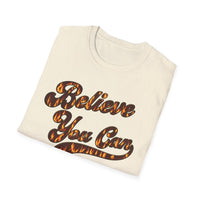 Load image into Gallery viewer, Believe You Can Unisex Softstyle T-Shirt, Motivational Tee, Gift for Him/Her, Inspirational Apparel, Casual Everyday Wear