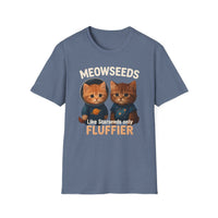 Load image into Gallery viewer, Meowseeds -Themed Unisex Softstyle T-Shirt, Cute Pet Shirt, Gift for Cat Lovers, Fun Tee for Any Occasion, Unique Animal T-Shirt