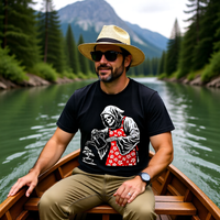 Load image into Gallery viewer, Grim Reaper Bonsai Shirt - Funny Skeleton Gardening Tee - 80s Neon Graphic T-Shirt - Retro Unisex Streetwear, Back to School Clothes