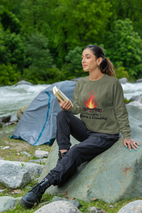 Load image into Gallery viewer, Powered by Firewood &amp; Friendship, Campfire Graphic